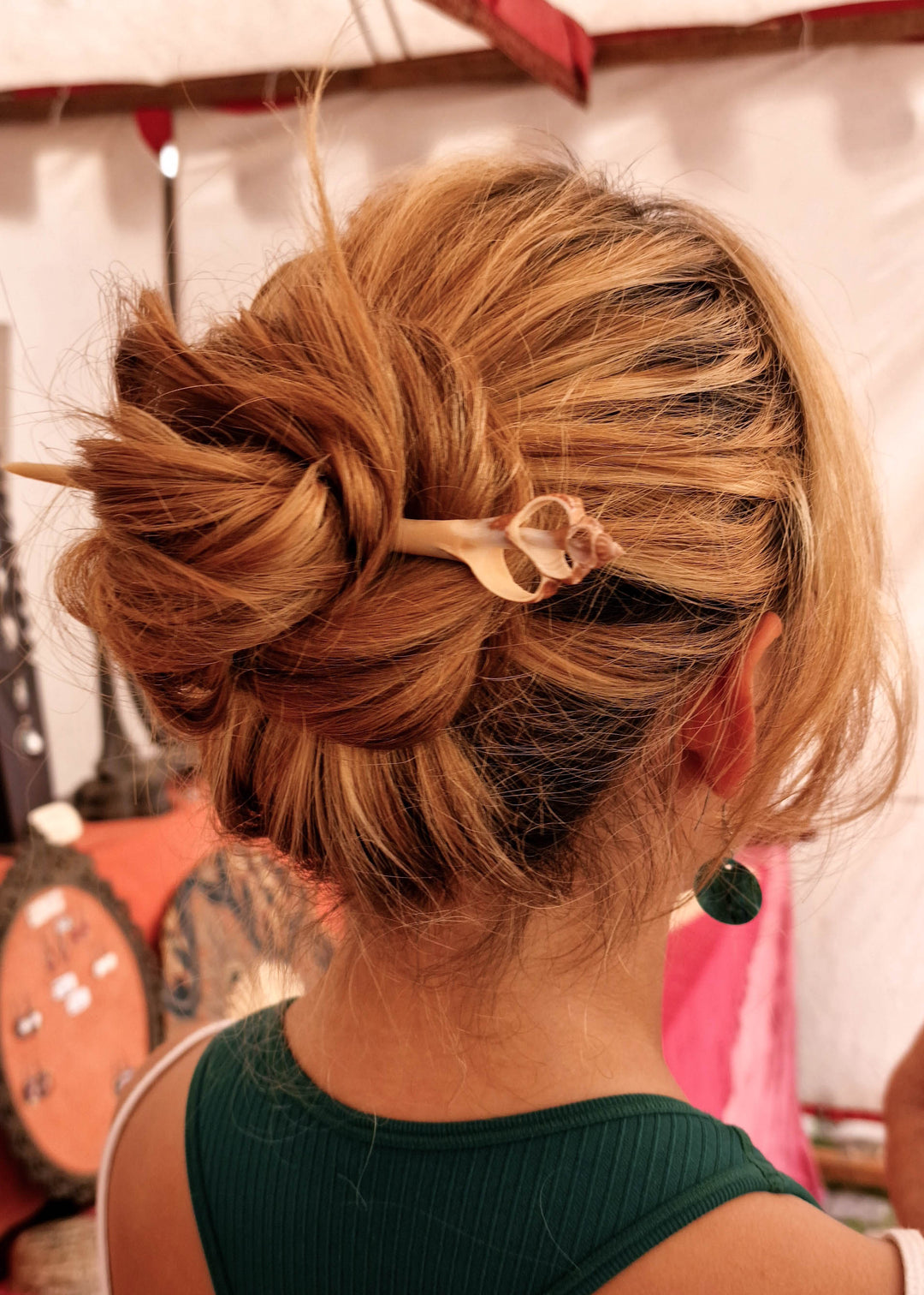 Haarnadeln mit Muschel