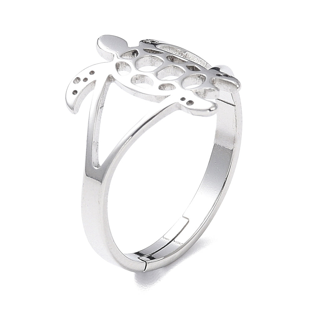 Ring mit kleiner Schildkröte
