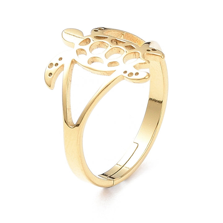 Ring mit kleiner Schildkröte
